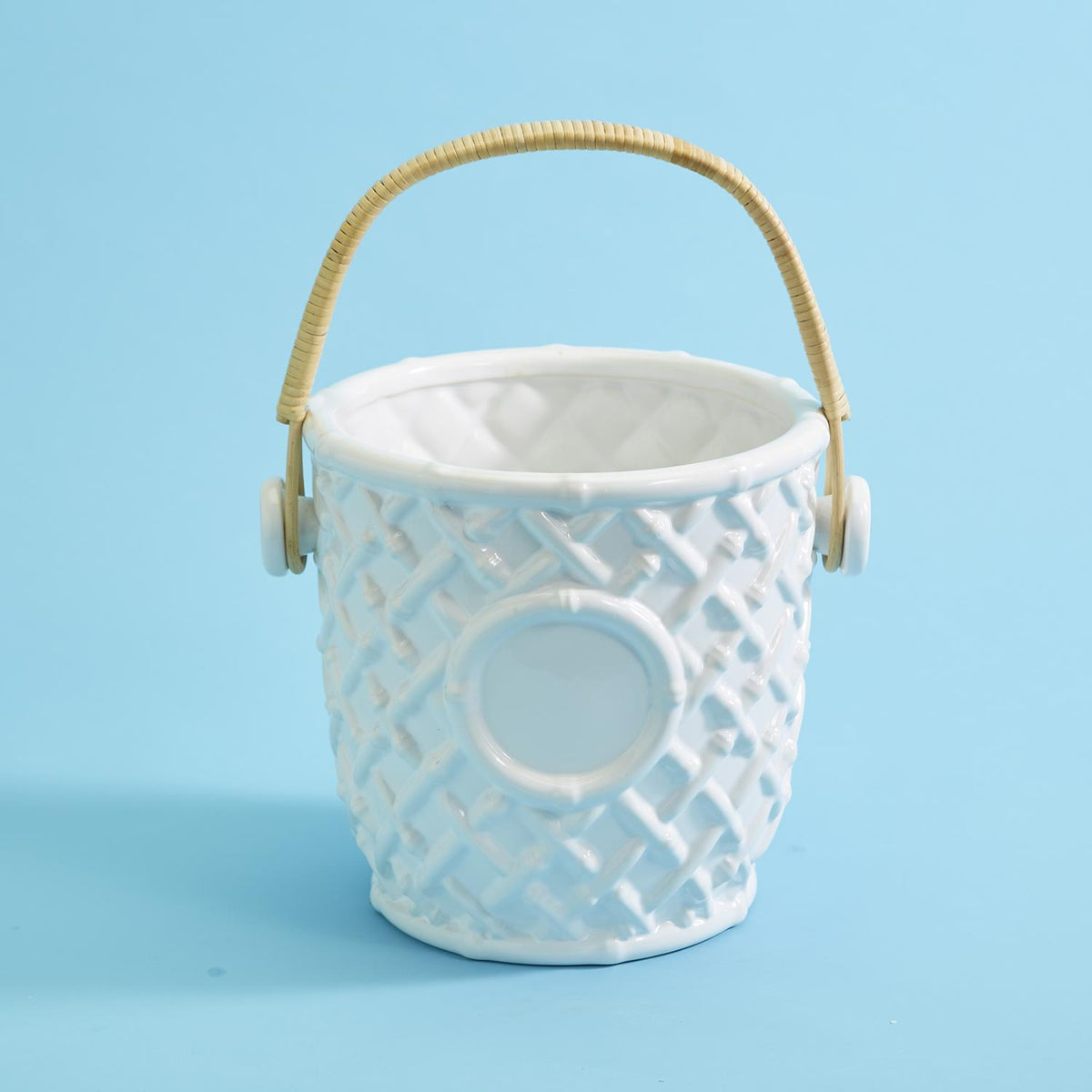 Hampton Faux Bamboo Fretwork Cooler Bucket