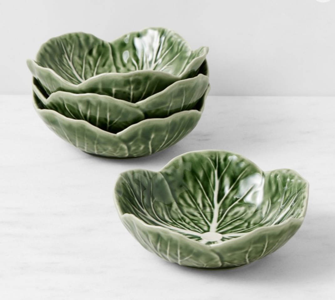 Bordallo Pinheiro Cabbage Bowls (Set of 4)