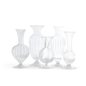 Verre Set of 5 Fluted Vase