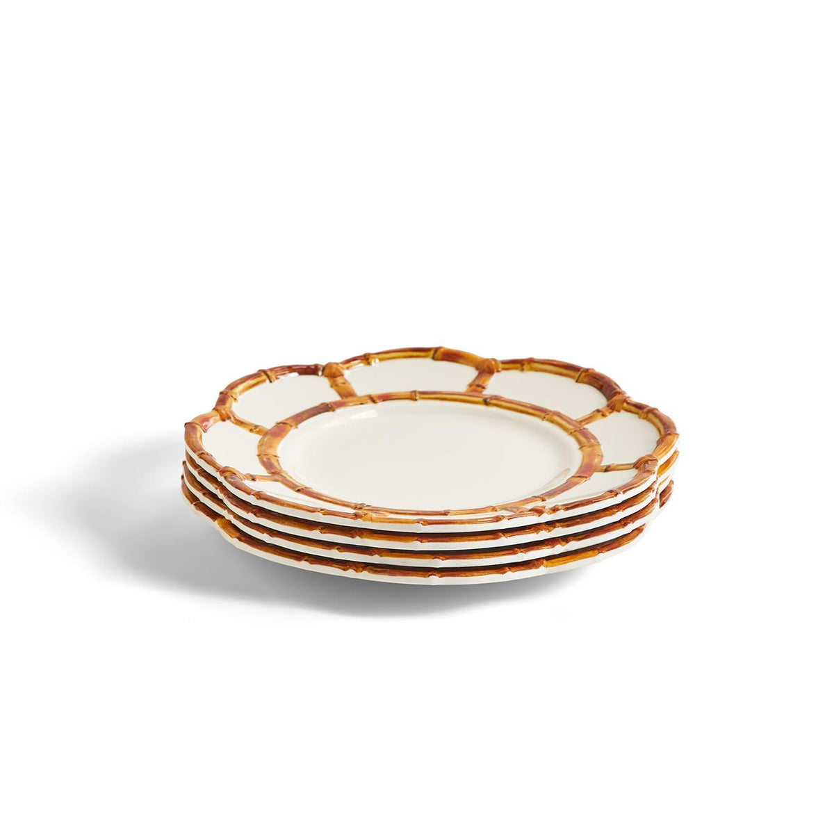 Bamboo Touch Salad / Dessert Plate, Set of 4