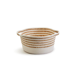 Spiral Cotton Rope Baskets, Set of 3