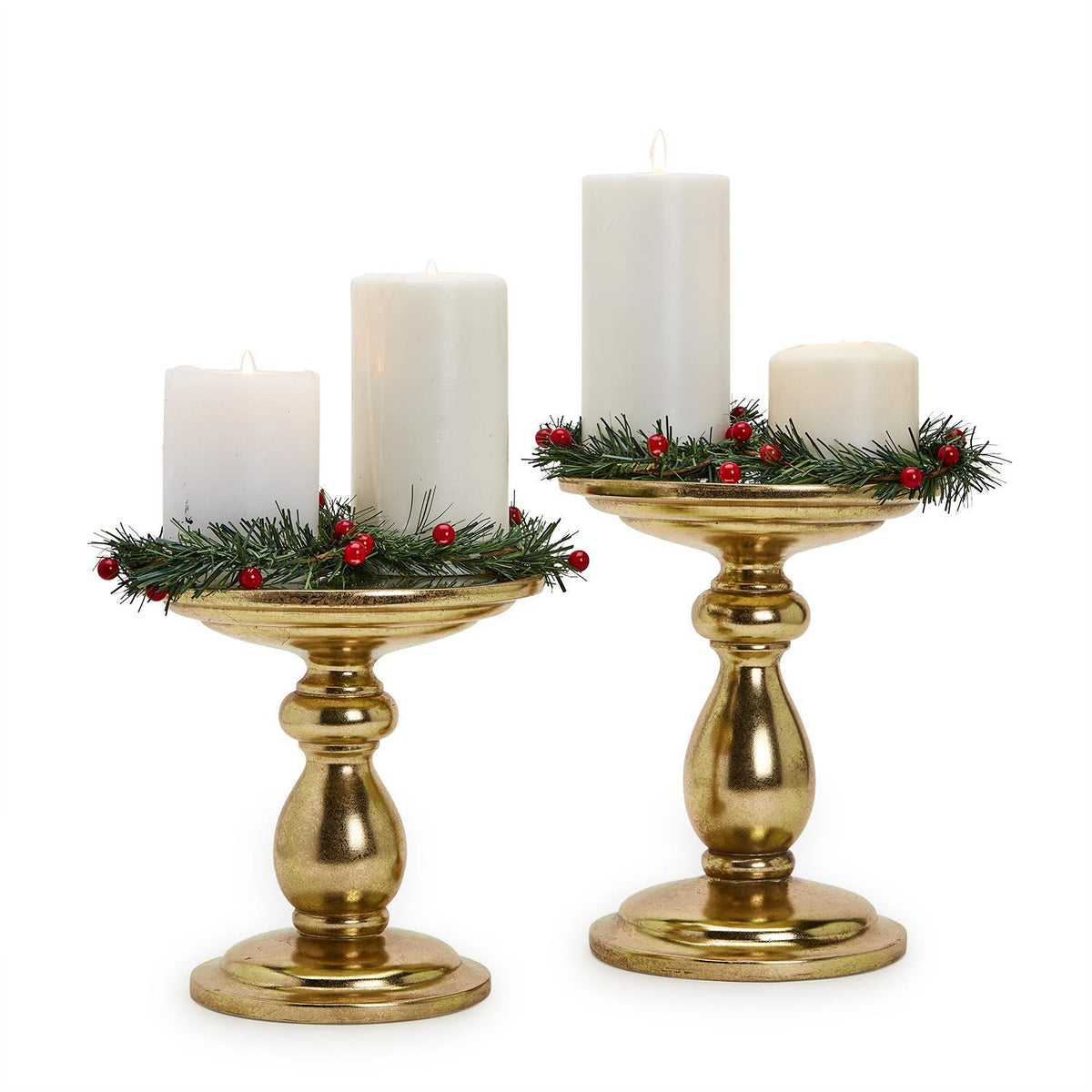 Decorative Pedestals, Set of 2