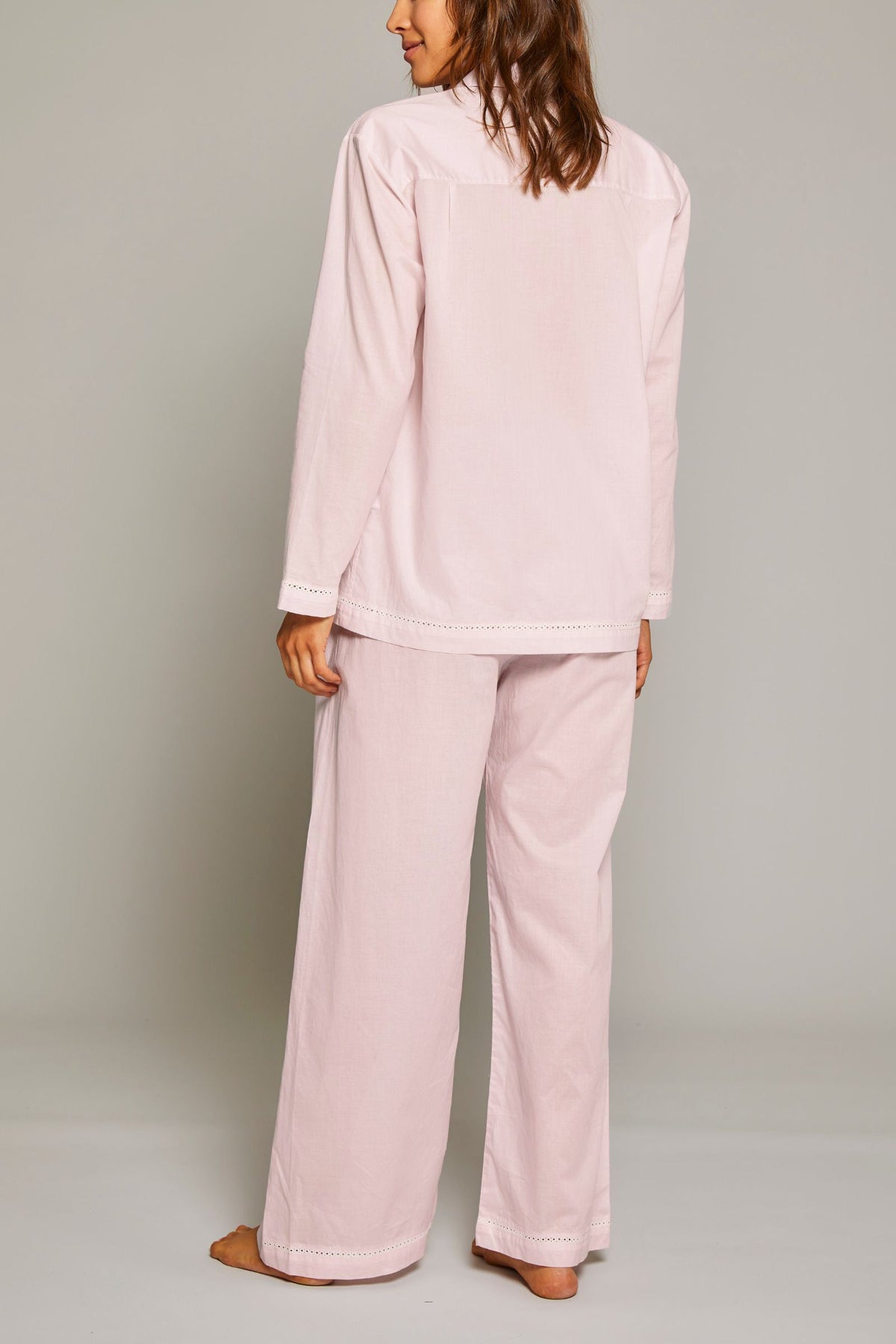 Classic Style Pajama Set in Pink