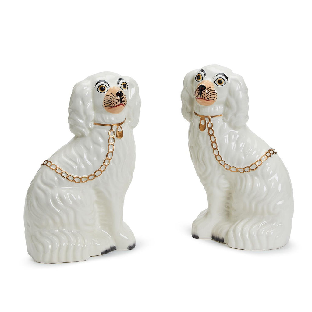 Staffordshire Dog Statues, Set of 2