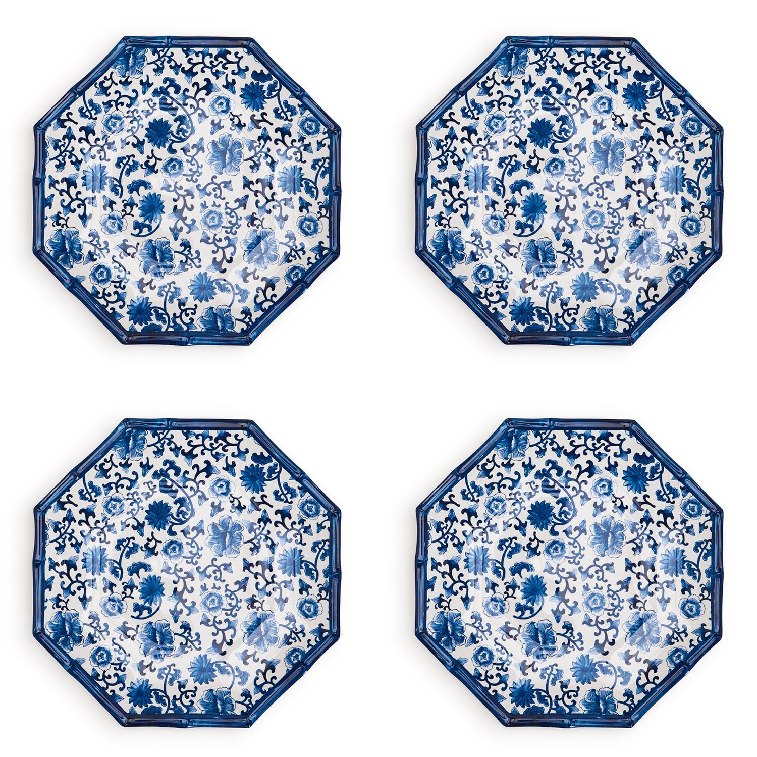 Chinoiserie Touch Octagonal Dinner Plate