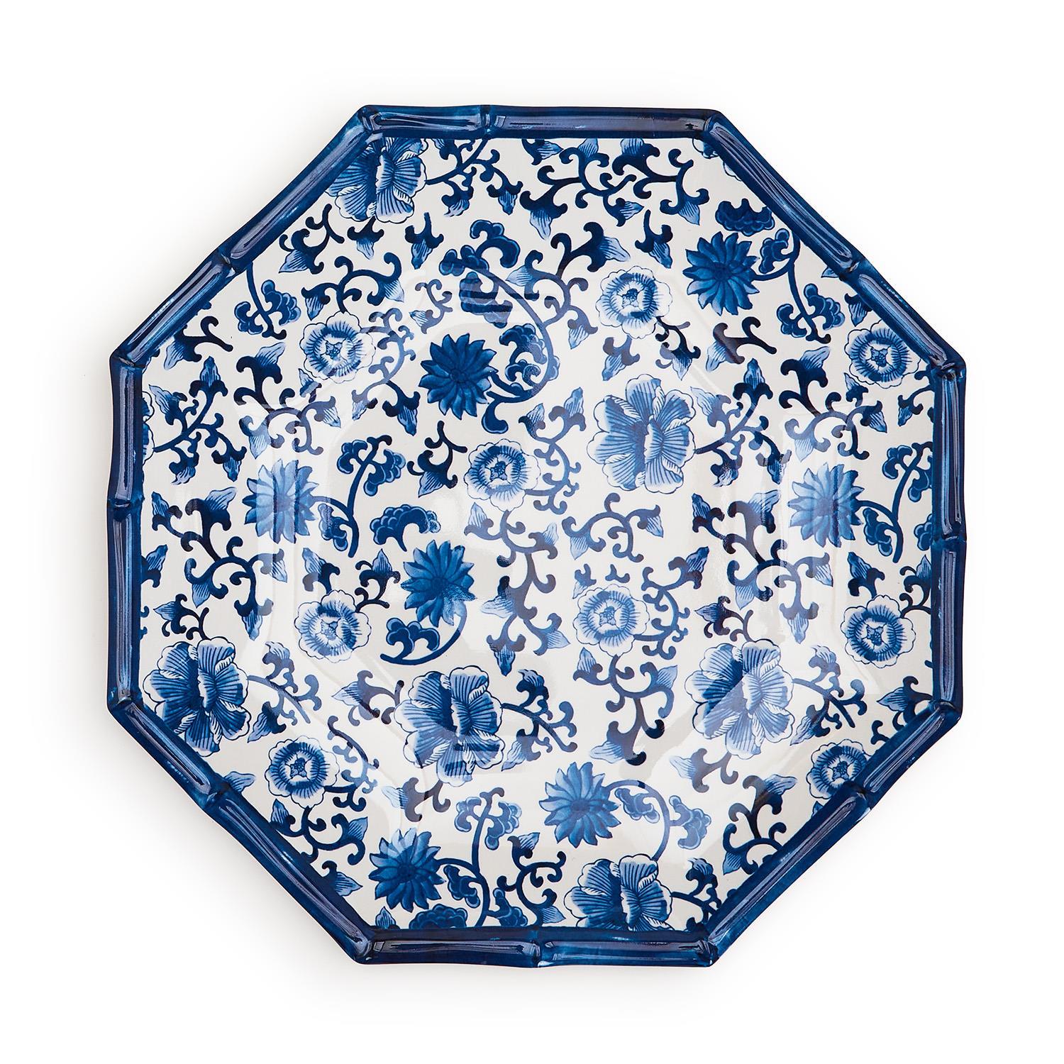 Chinoiserie Touch Octagonal Dinner Plate