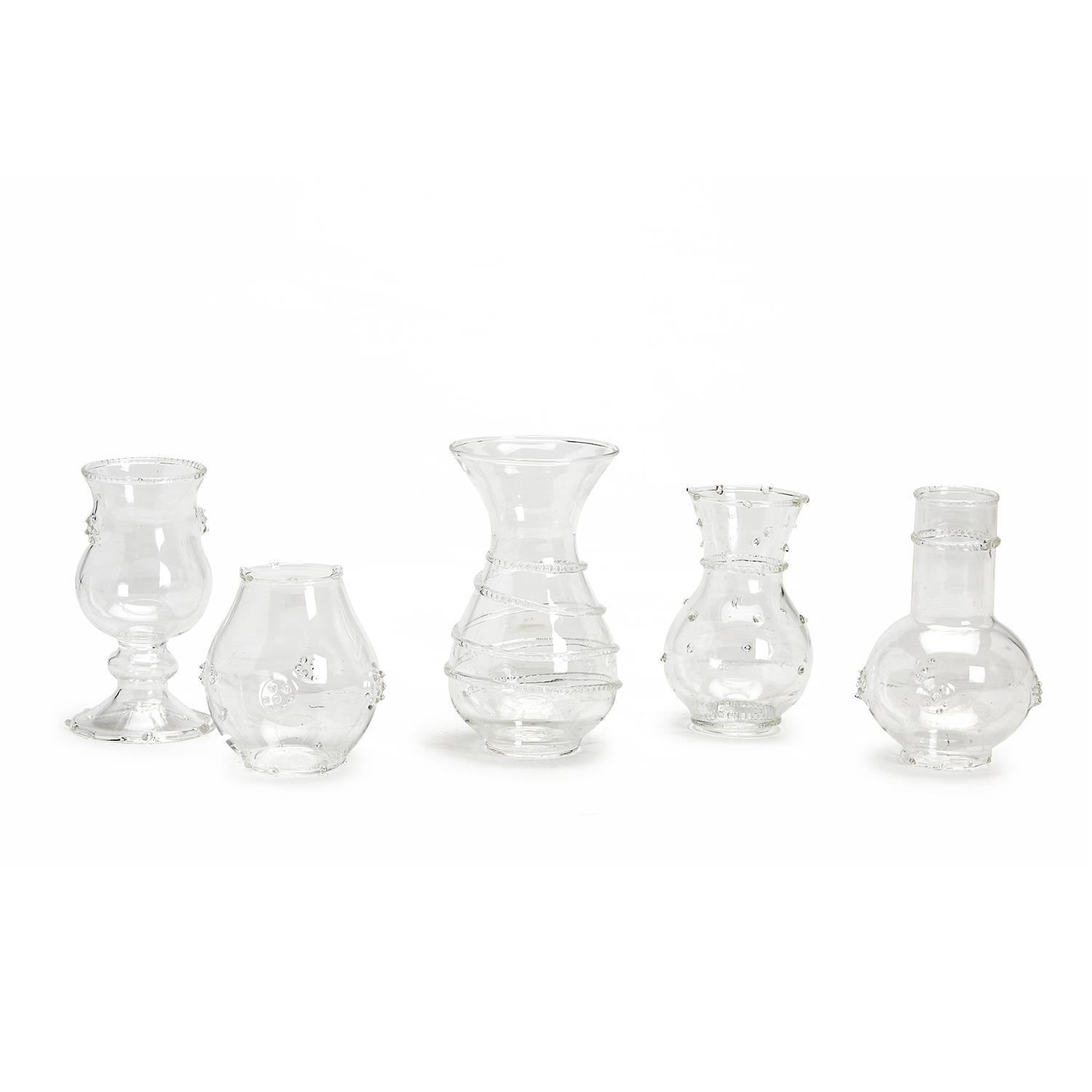 Verre Set of 5 Bud Vase