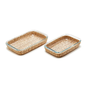 Borosilicate Glass Baking Dish, Set of 2