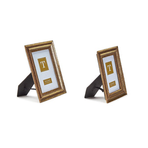 Gold Fern Photo Frame, Set of 2