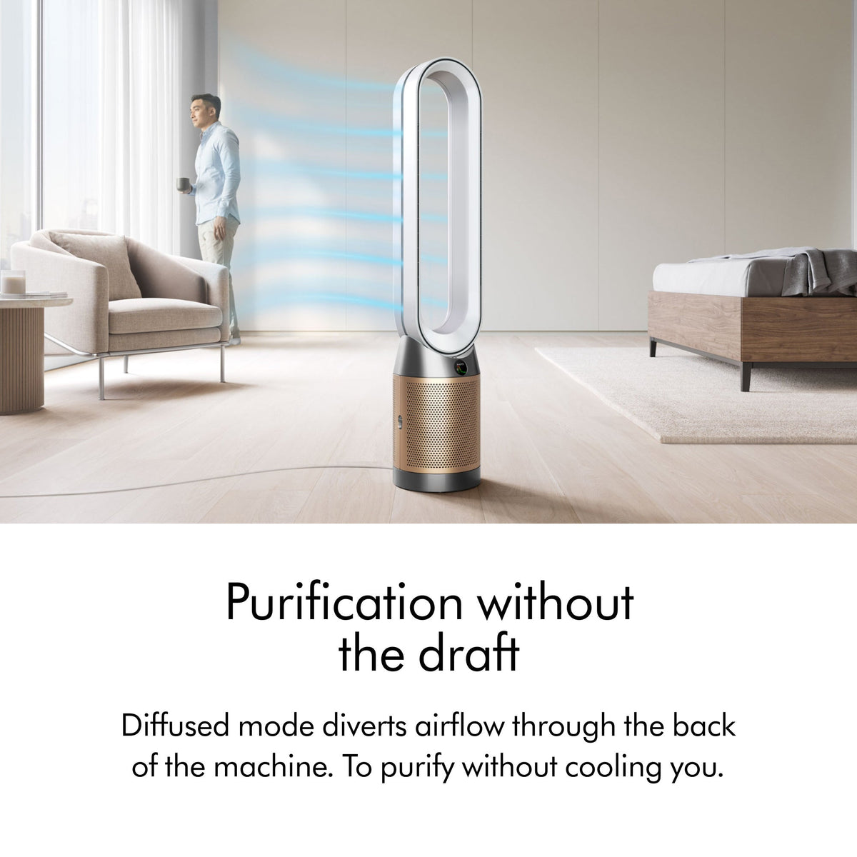 Purifier Cool De-Nox PC2 in White & Gold