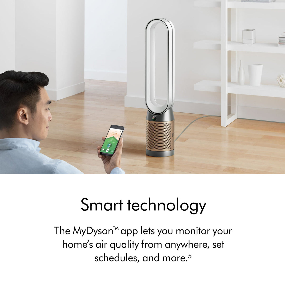 Purifier Cool De-Nox PC2 in White & Gold