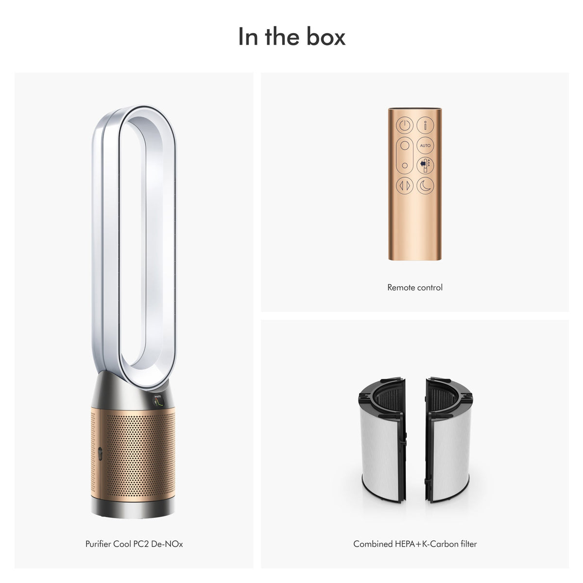 Purifier Cool De-Nox PC2 in White & Gold