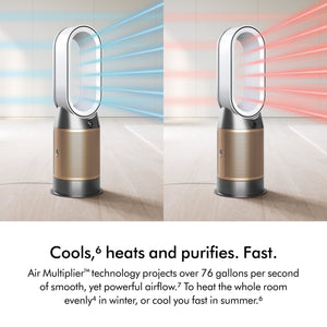 Purifier Hot + Cool De-Nox HP2 in White & Gold