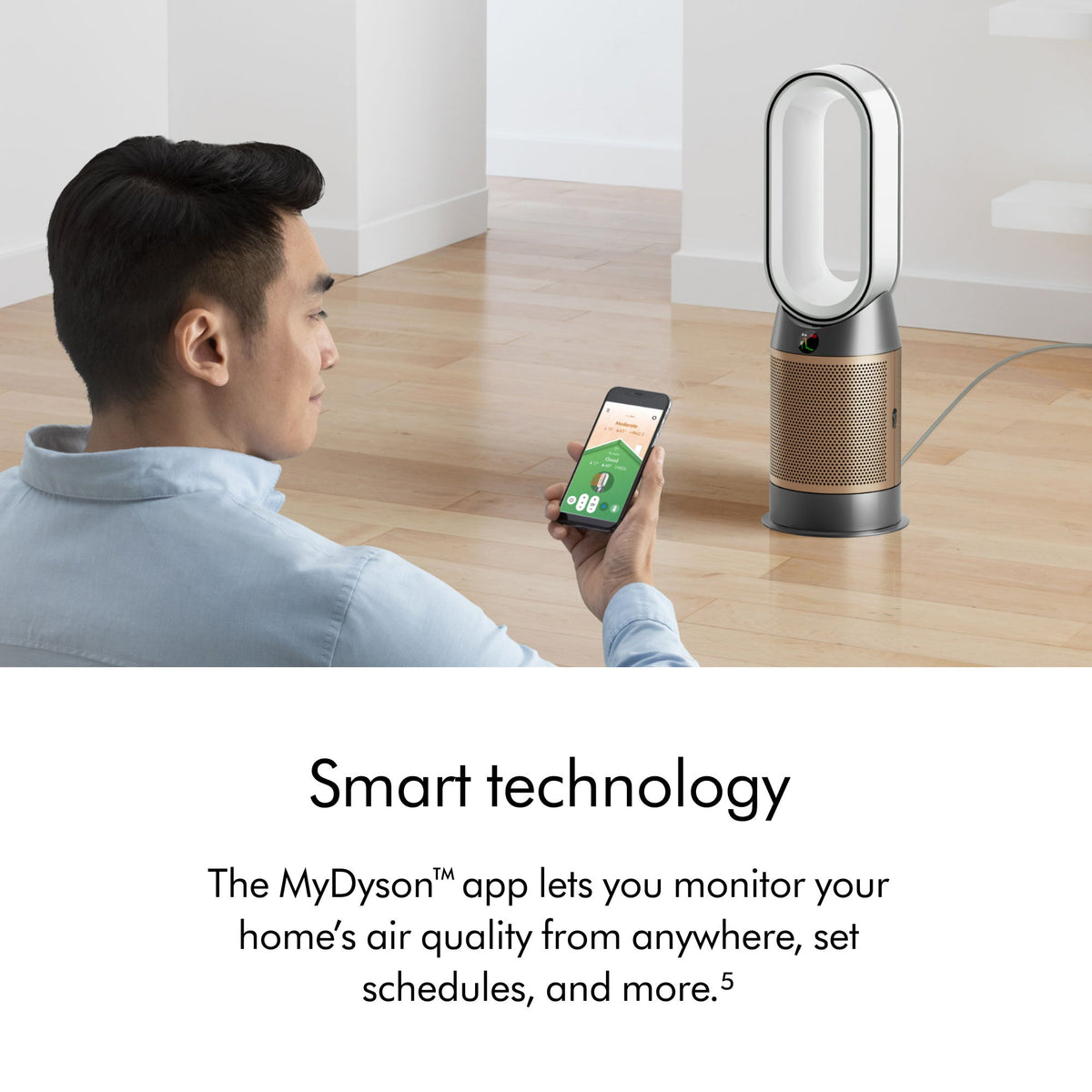 Purifier Hot + Cool De-Nox HP2 in White & Gold