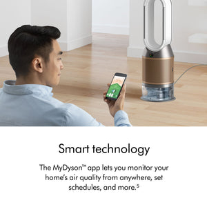 Purifier Humidify + Cool De-Nox PH2 in White & Gold