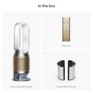 Purifier Humidify + Cool De-Nox PH2 in White & Gold