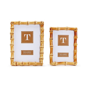 Blonde Bamboo Photo Frame, Set of 2