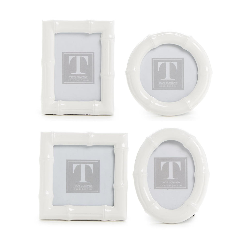 High Gloss Faux Bamboo Photo Frames
