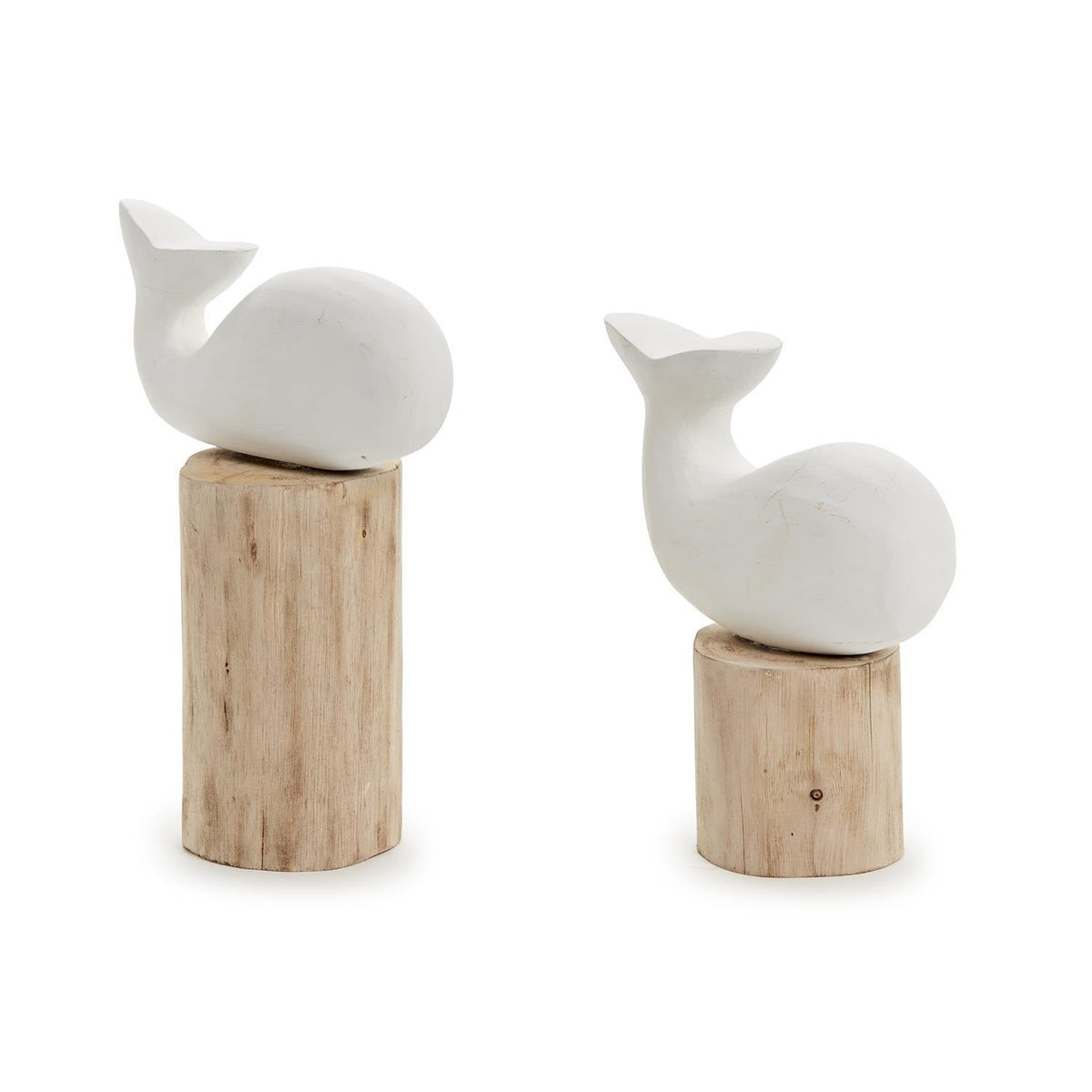 Carved Fish on Dock Post, Set of 2