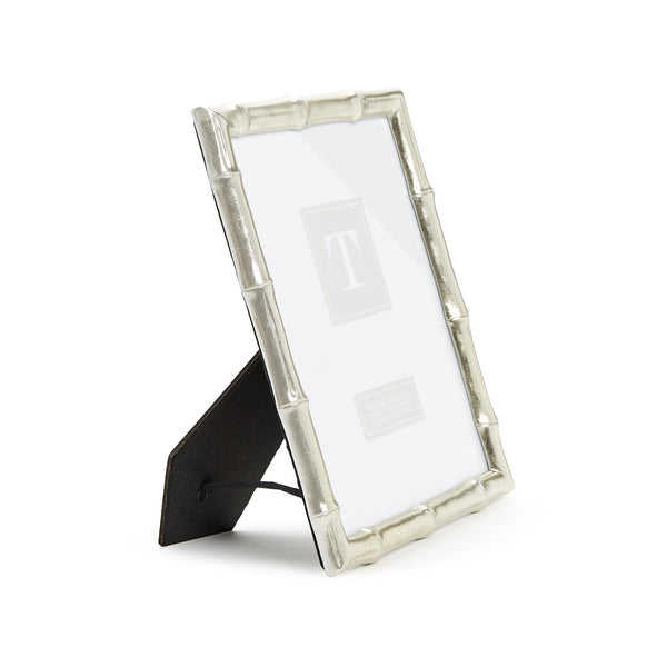 Silver Faux Bamboo 8 x 10 Photo Frame