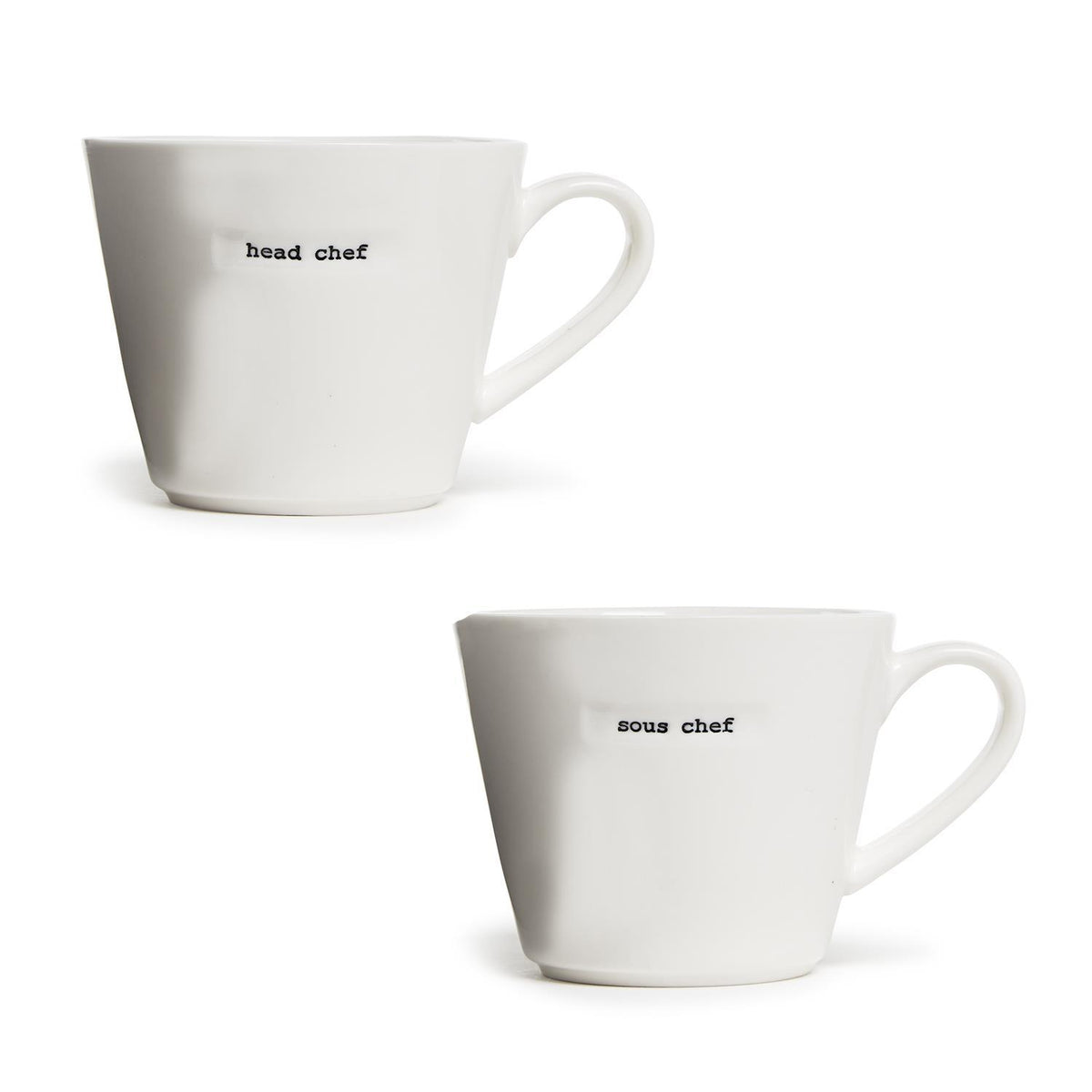 Chef Mugs in Gift Box, Set of 2