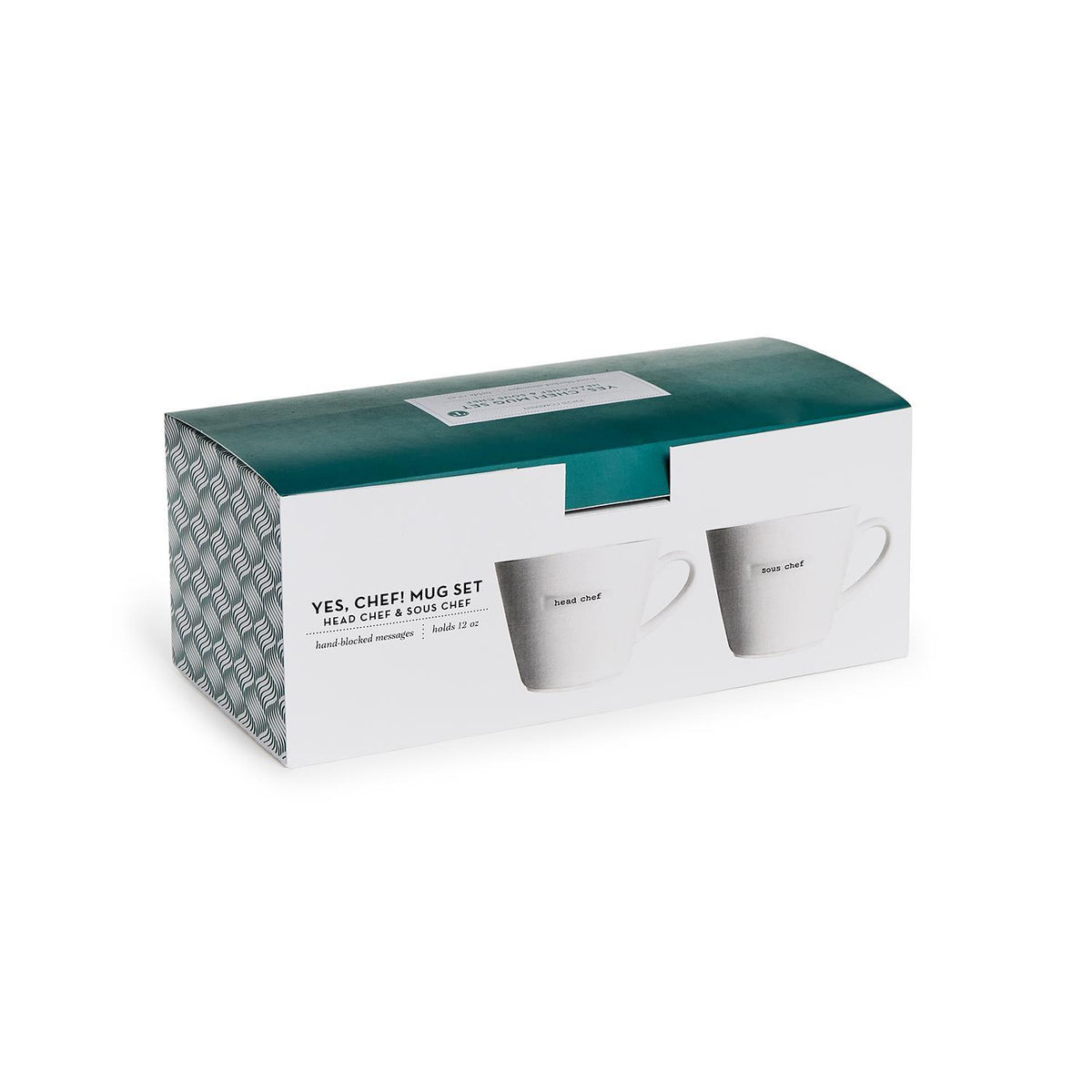 Chef Mugs in Gift Box, Set of 2