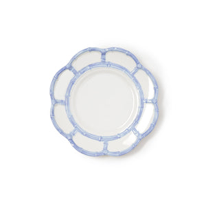 French Blue Bamboo Touch Salad & Dessert Plate, Set of 4