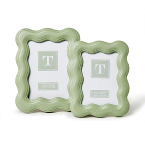 Wavy Wood Photo Frame, Set of 2