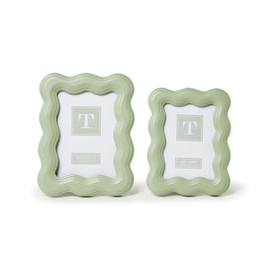 Wavy Wood Photo Frame, Set of 2
