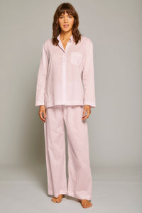 Classic Style Pajama Set in Pink