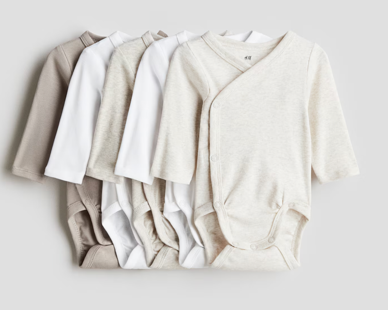 5-pack Wrapover Bodysuits