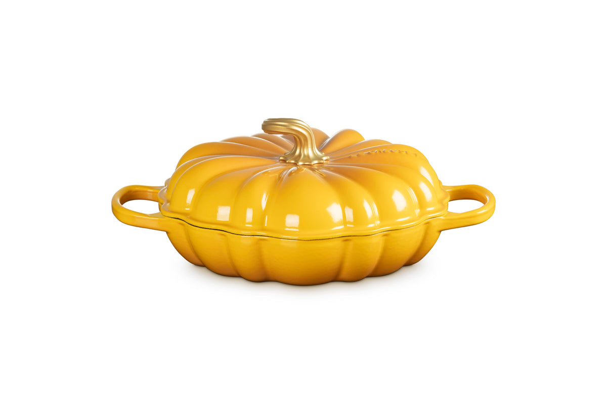 Le Creuset Signature Pumpkin Braiser, 2.75 qt., Nectar