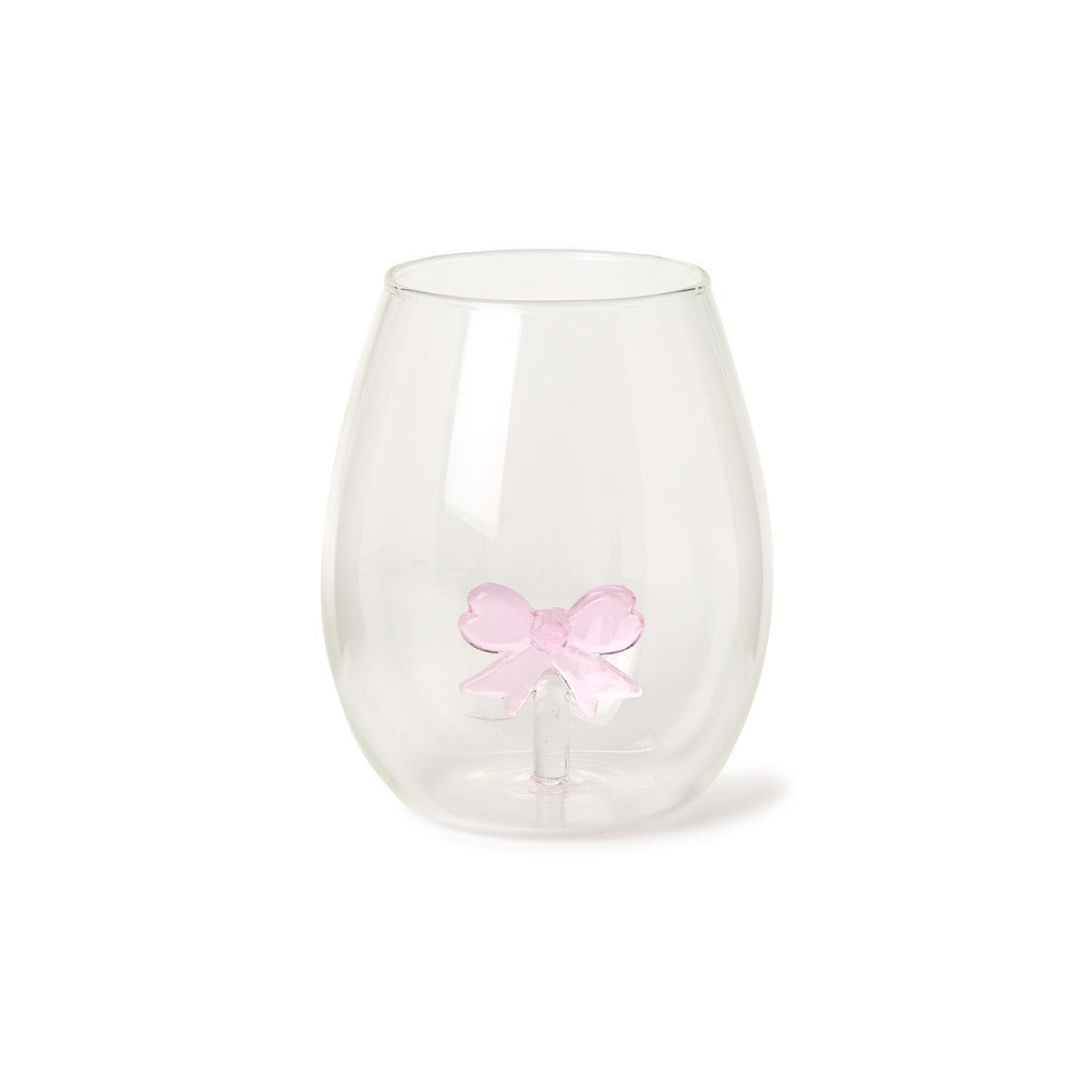 Bow Stemless Wine Glass