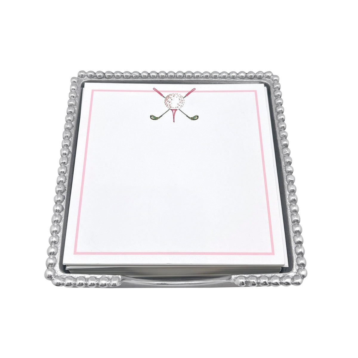 Ladies’ Golf Beaded Note Pad Set