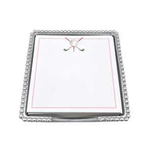 Ladies’ Golf Beaded Note Pad Set