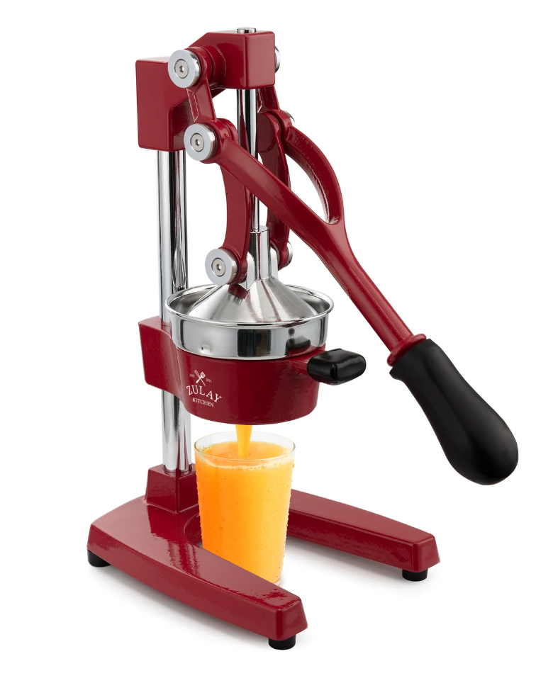Cast Iron Juicer - Crimson Red