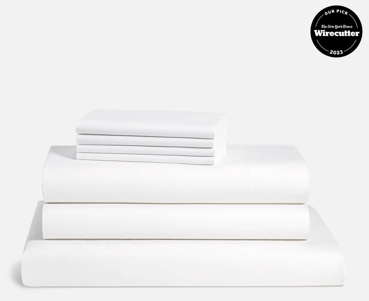 Classic Percale Hardcore Sheet Bundle - Queen, White