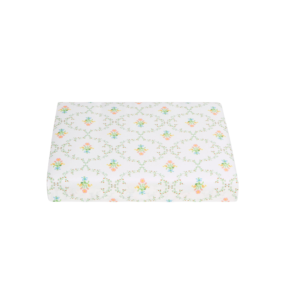 Pastel Trellis Fitted Sheet