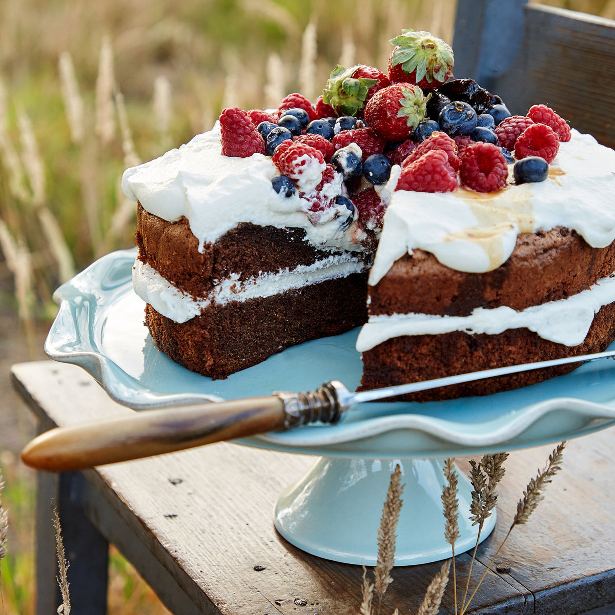 Cake Stand (Blue)