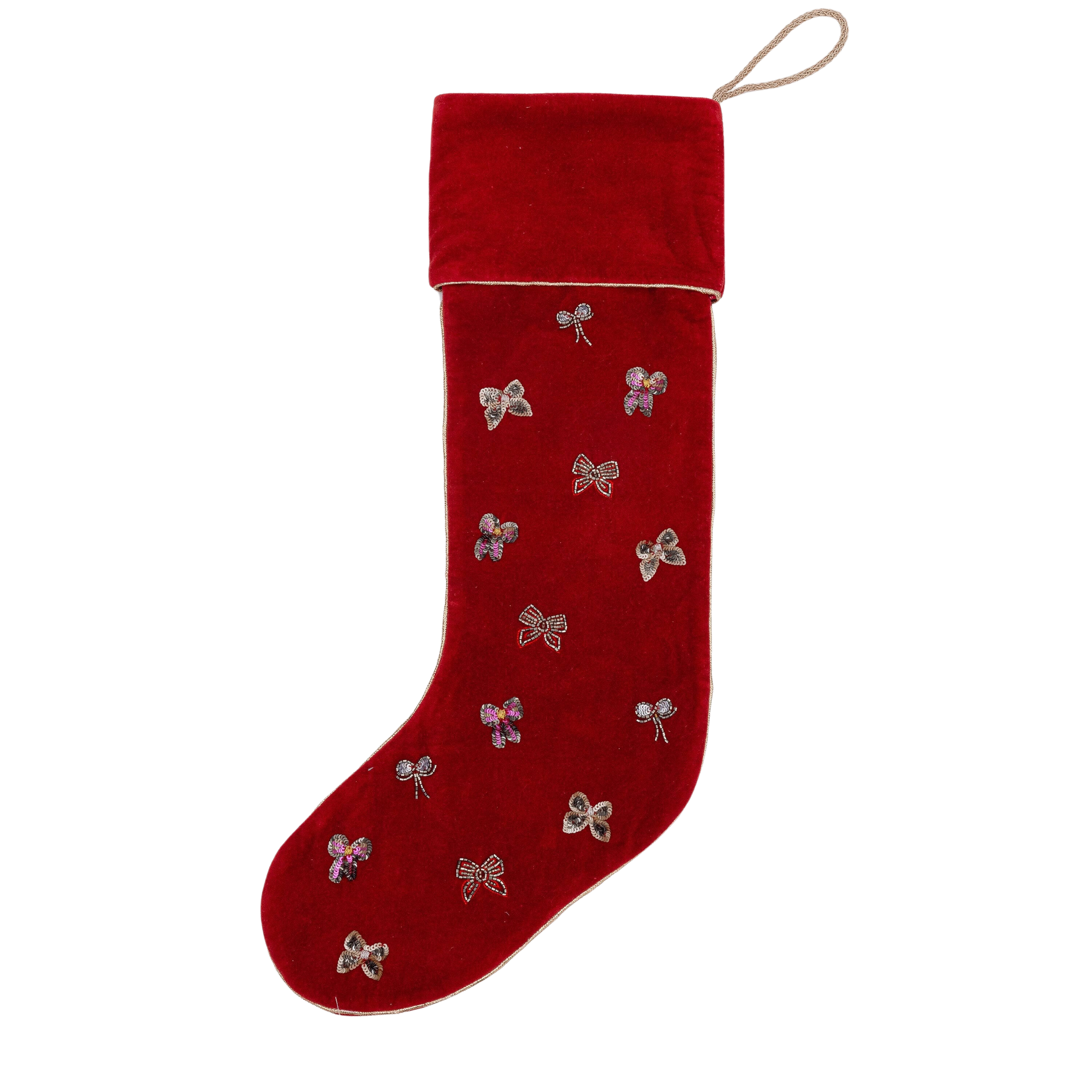 Bow Stocking in Red