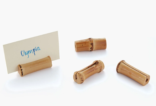 Bamboo Placecard Holders | Chefanie