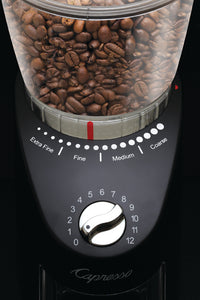 Infinity Plus Conical Burr Coffee Grinder in Black