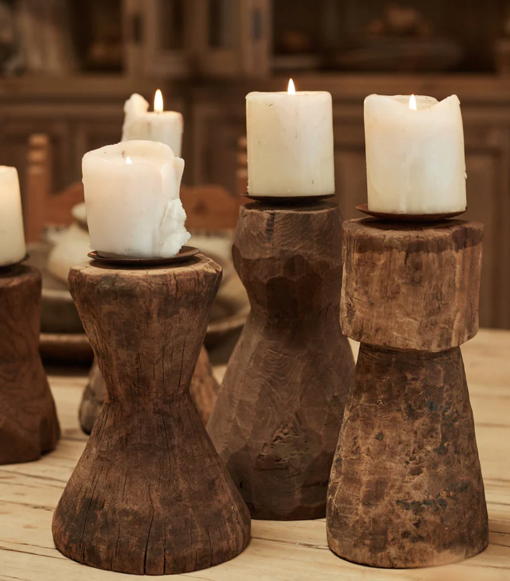 Candle Stand - Cup Natural