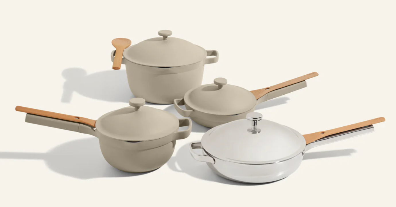 Cookware Set Pro in Chrome/Steam Color