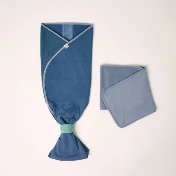 b.e.s.t. swaddle - coastal blue