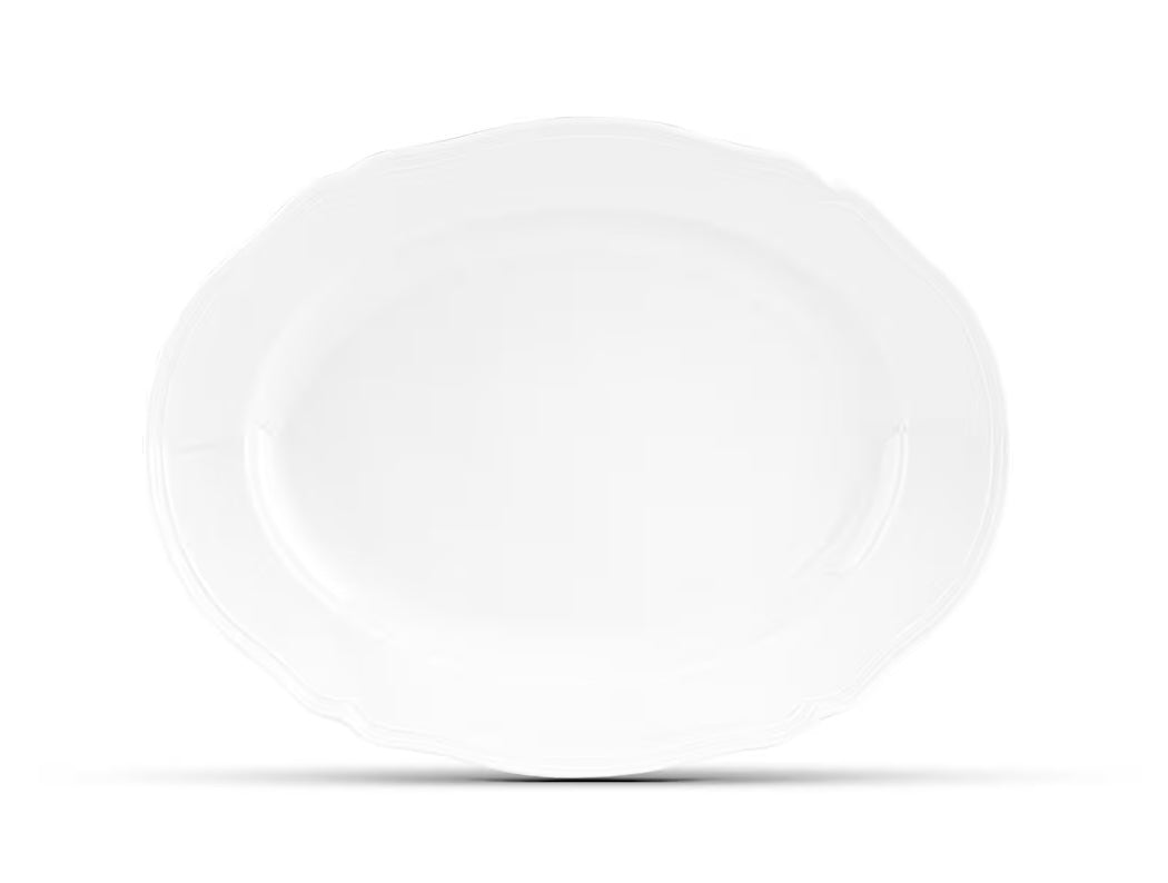 Antico Doccia Large Oval Platter in White