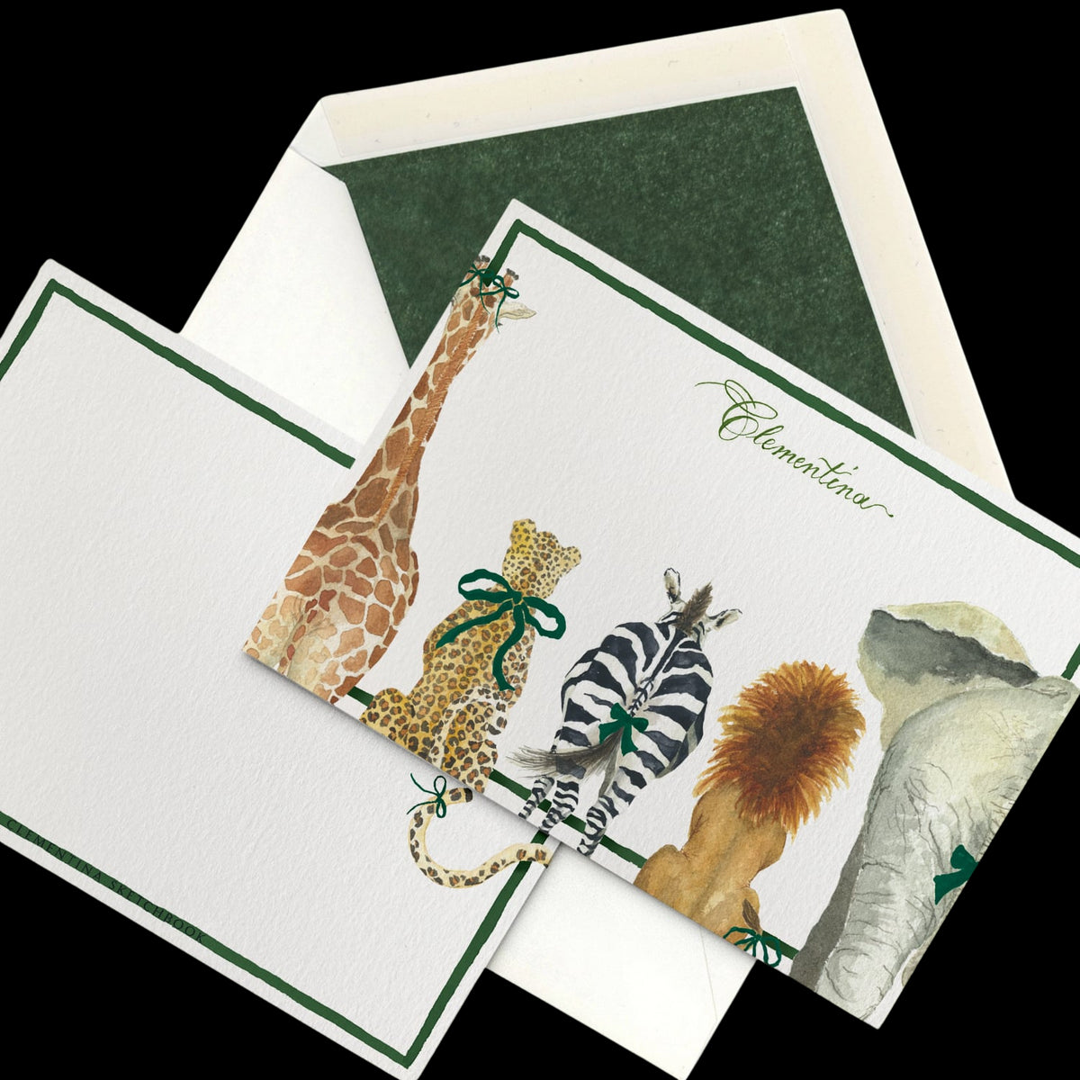 Safari Stationery Cards, Set of 50
