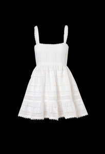 Canela Mini Dress in White