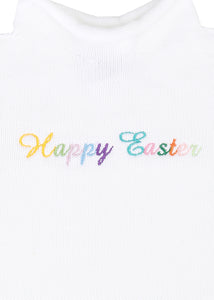 Happy Easter Rollneck Sweater in White