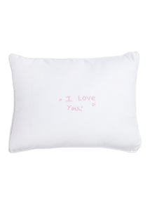 I Love You Handwriting Pillow